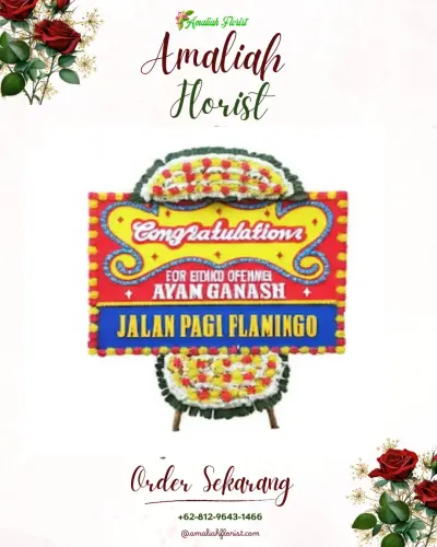 Bunga Papan Congratulation di Suwakan